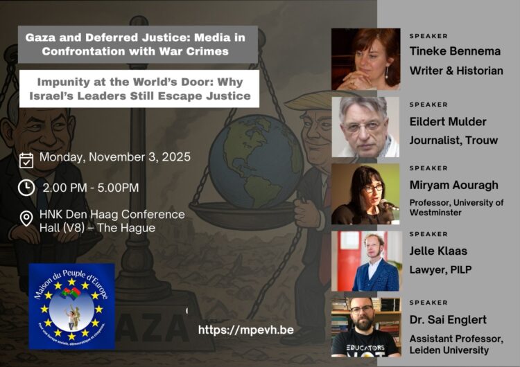 من لاهاي… MENA Editors تدعو إلى إعلام حر في مواجهة الإفلات من العقاب