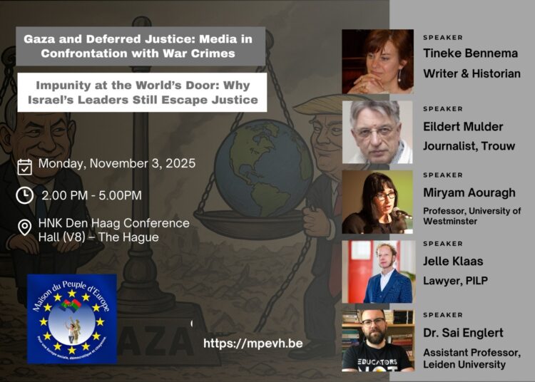 من لاهاي… MENA Editors تدعو إلى إعلام حر في مواجهة الإفلات من العقاب