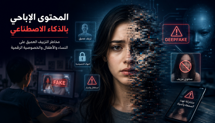 المحتوى الإباحي بالذكاء الاصطناعي: مخاطر التزييف العميق على النساء والأطفال والخصوصية الرقمية
